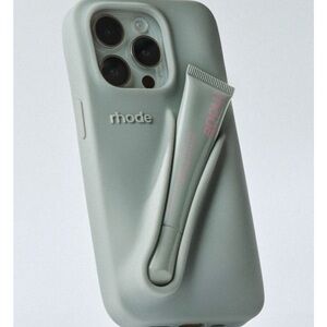 RHODE Silver Phone Case with Lip Balm Slot iPhone 16 Pro